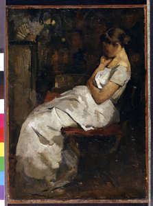 Meisje in het wit, ca. 1889